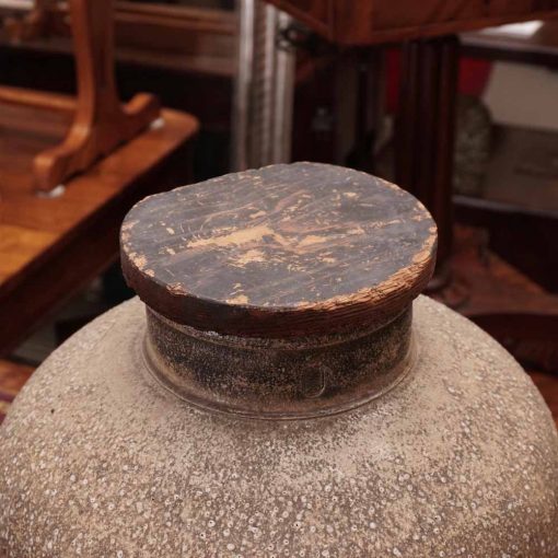 Shigaraki Urn with lid | Sutter Antiques | Hudson, NY